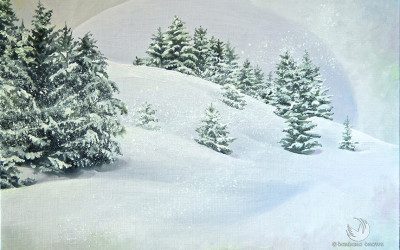 Snowy Hillside